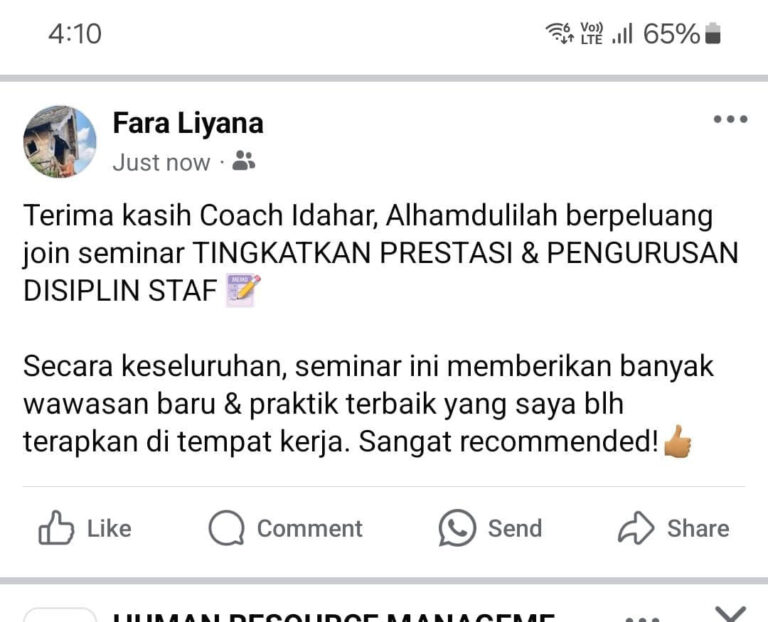 Manfaat Coaching KPI dalam Proses Penilaian Prestasi