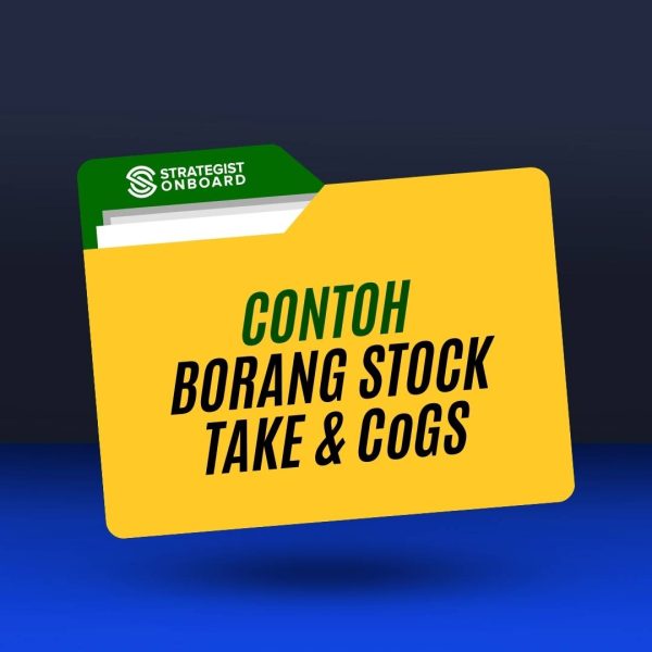 CONTOH BORANG STOCK TAKE & CoGS