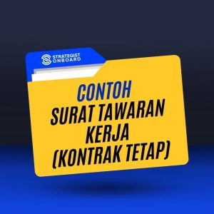CONTOH SURAT TAWARAN KERJA (KONTRAK TETAP)