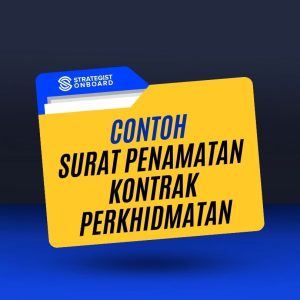 CONTOH SURAT PENAMATAN KONTRAK PERKHIDMATAN