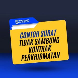 CONTOH SURAT TIDAK SAMBUNG KONTRAK PERKHIDMATAN