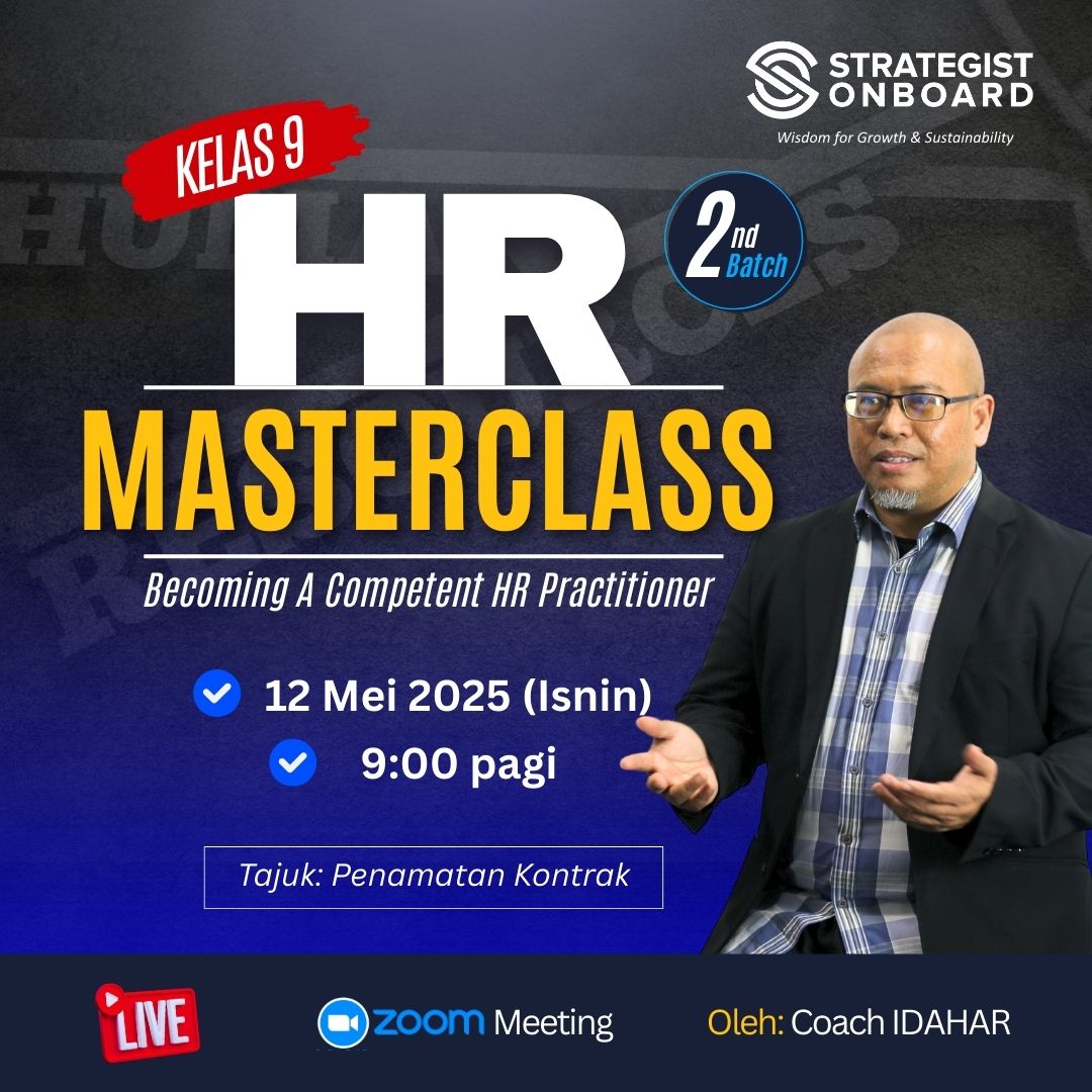 KELAS HR MASTERCLASS BATCH 2 – 12 MEI 2025