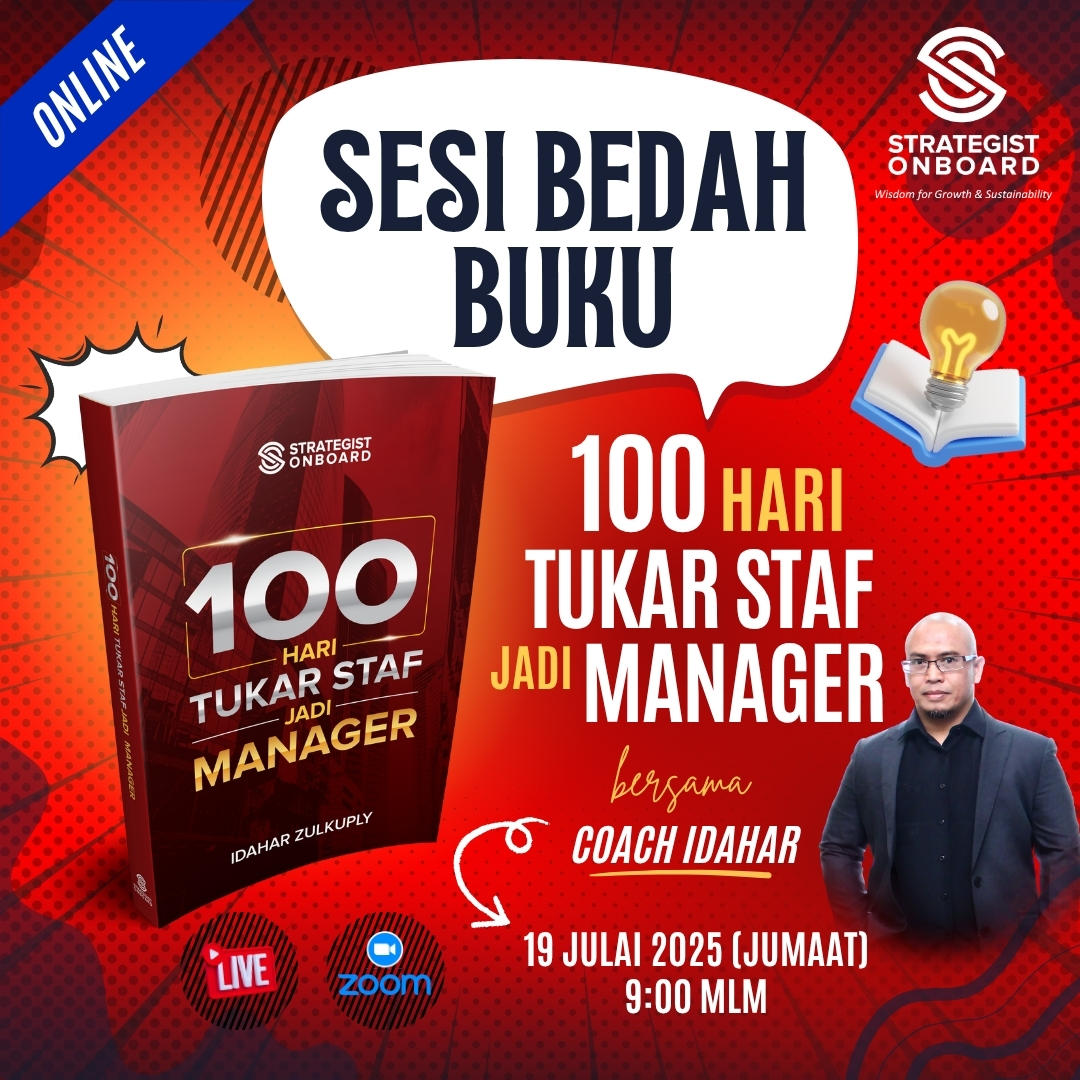 POSTER SESI BEDAH BUKU MANAGER